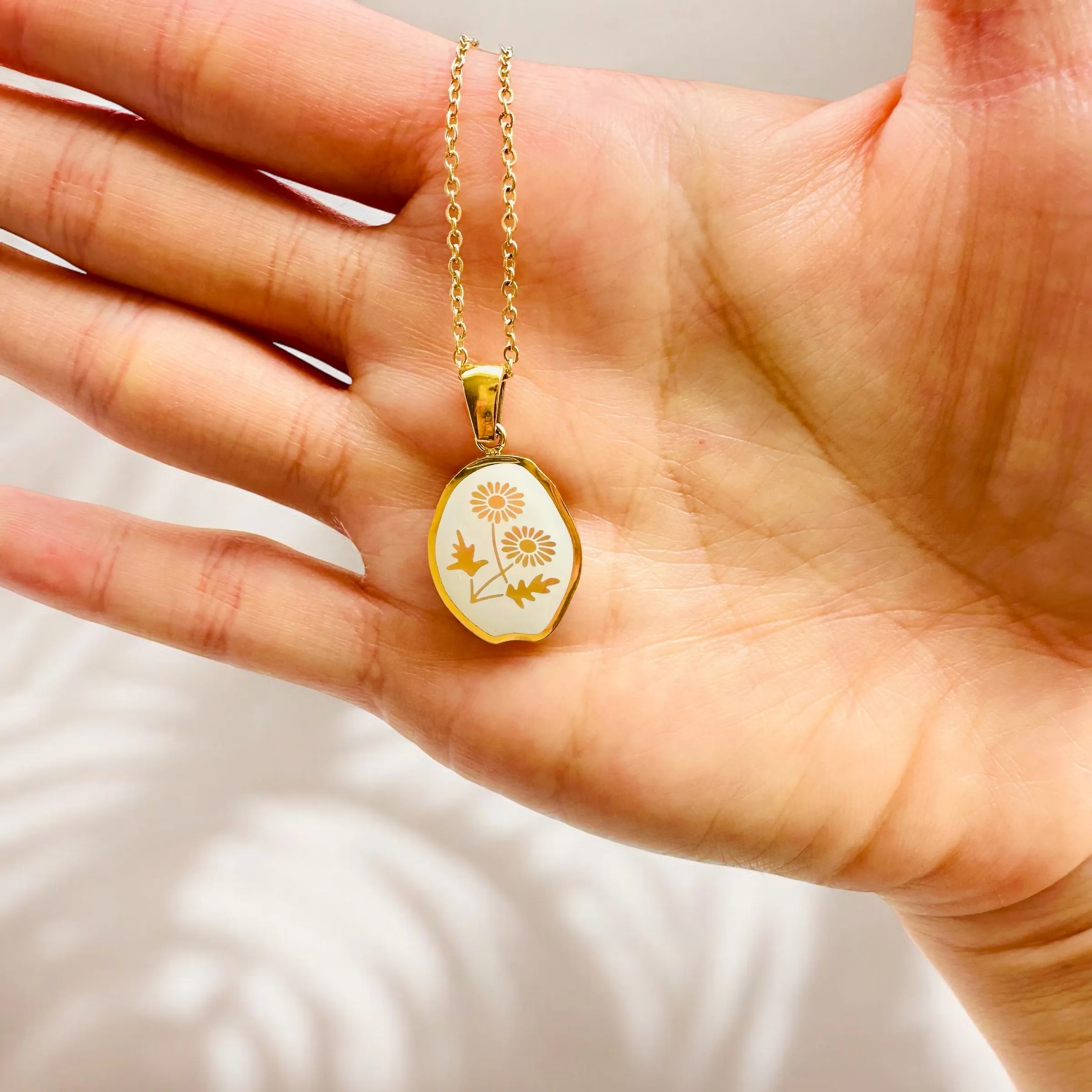 Daisy Bliss - 18K Gold Plated, Waterproof Necklace