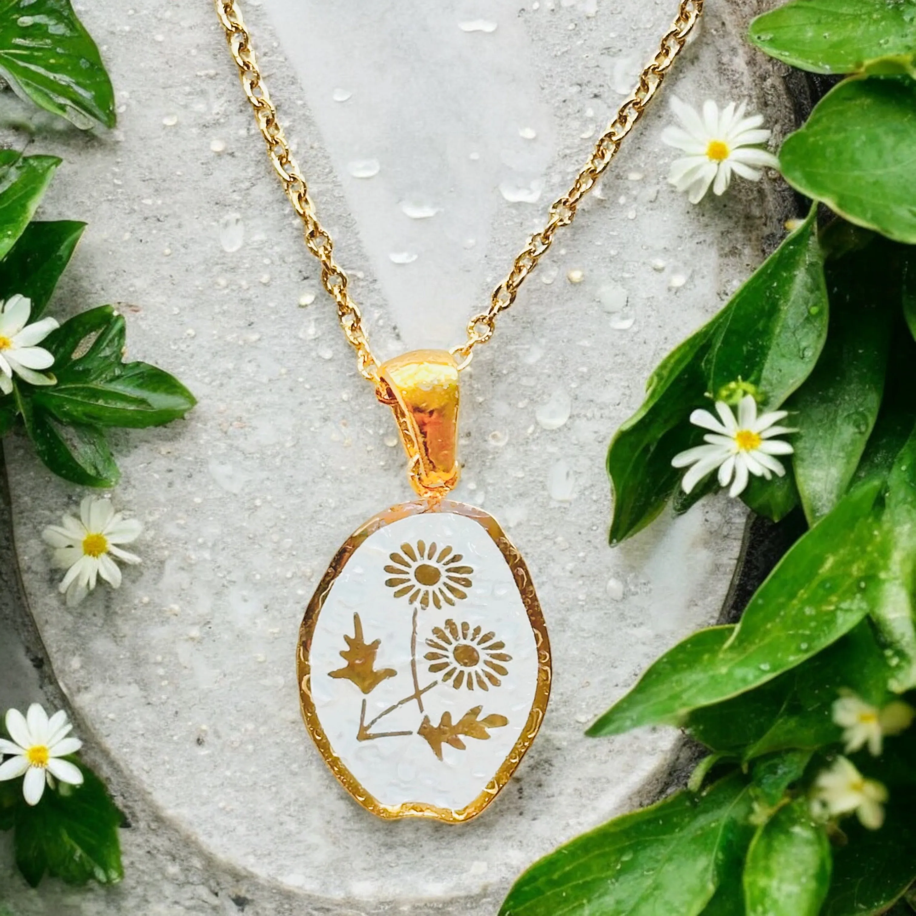Daisy Bliss - 18K Gold Plated, Waterproof Necklace